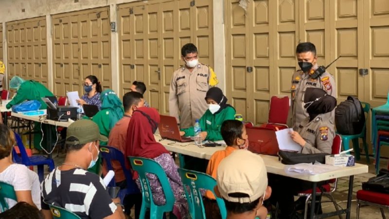 Polsek Medan Baru Lanjutkan Serbuan Vaksin