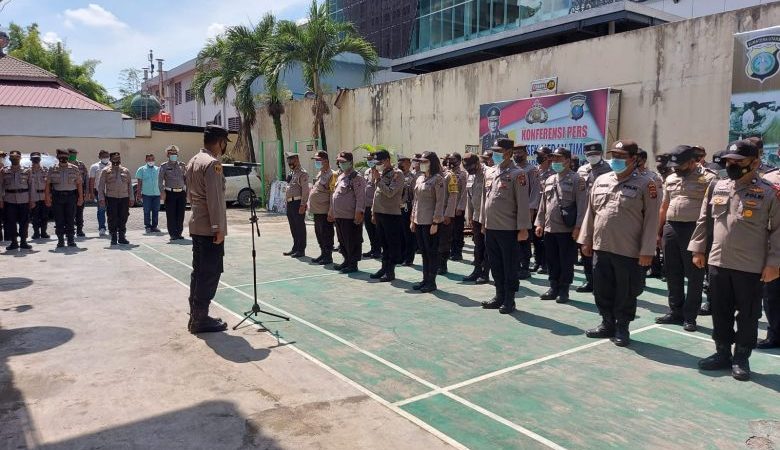 Polsek Medan Timur Gelar Apel Pengamanan Nataru