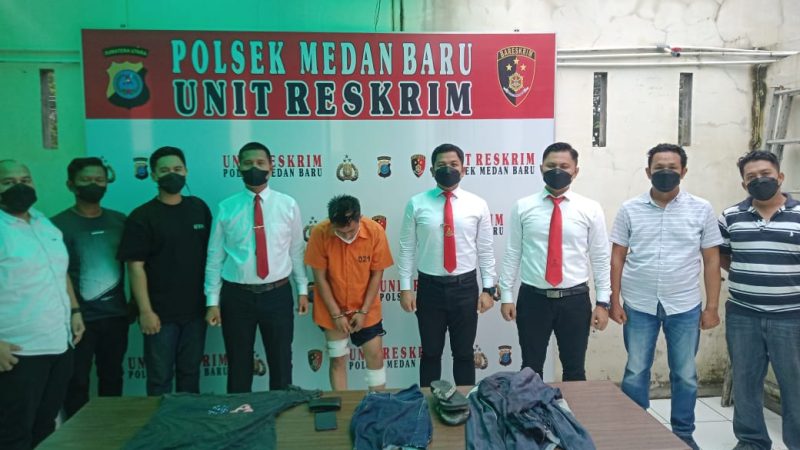 Polsek Medan Baru Tembak Kaki Pelaku Curas