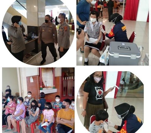Polsek Medan Area Adakan Vaksinasi Anak dan Booster