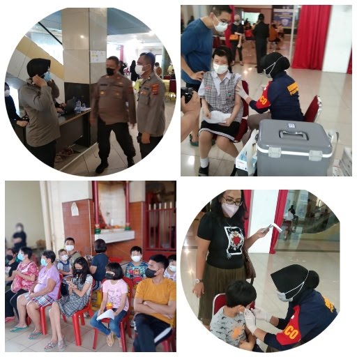 Polsek Medan Area Adakan Vaksinasi Anak dan Booster