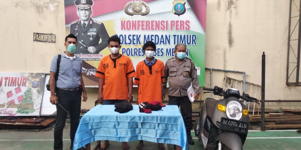 Dua Residivis Curanmor Ditangkap Polsek Medan Timur