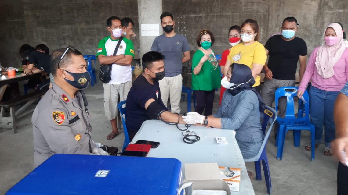 Polsek Medan Area Adakan Kegiatan Vaksinasi 1,2,3