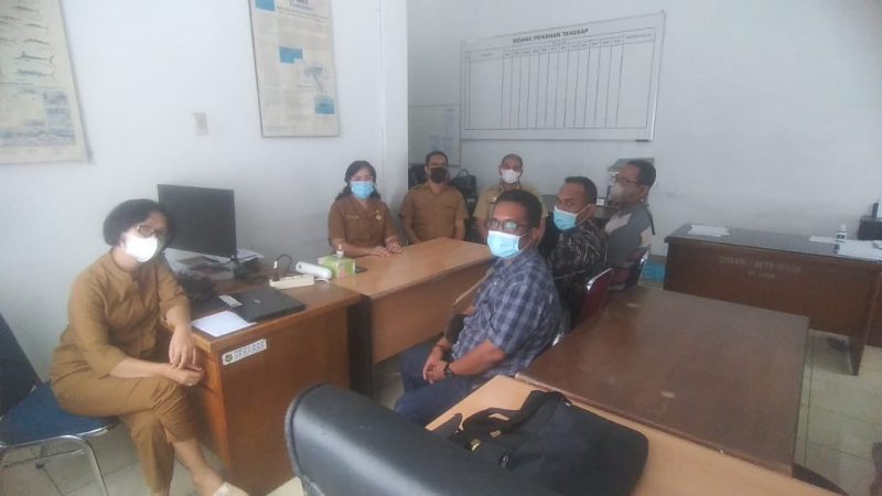 Distankan Kota Medan dan Aspek Diskusi Program Bantuan Budidaya Kerang Dara