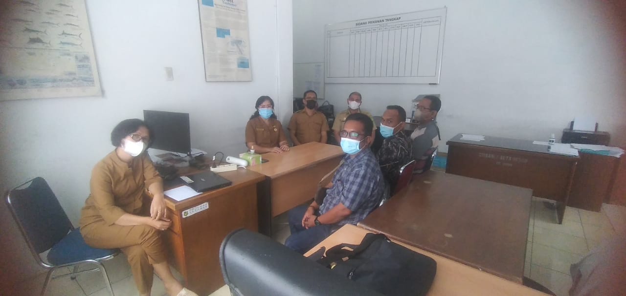 Distankan Kota Medan dan Aspek Diskusi Program Bantuan Budidaya Kerang Dara