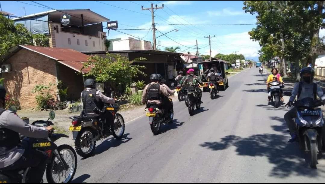 Batalyon A Pelopor Brimobdasu,Lakukan Patroli Dialogis