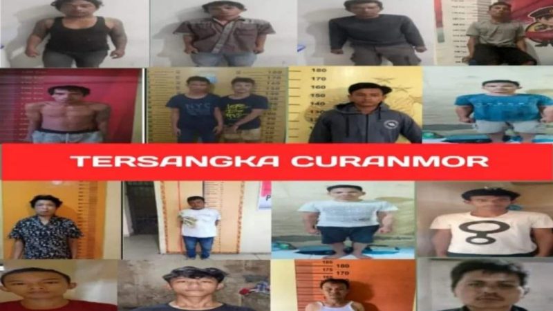 Polrestabes Medan Tangkap 25 Pelaku Curanmor