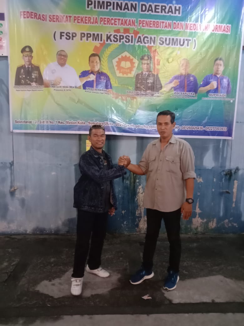 FSP PPMI K.SPSI AGN Sumut Gelar Silaturahmi Bersama Wartawan