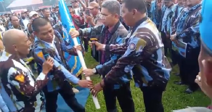 Rahudman Hadiri Pelantikan PAC IPK Medan Labuhan