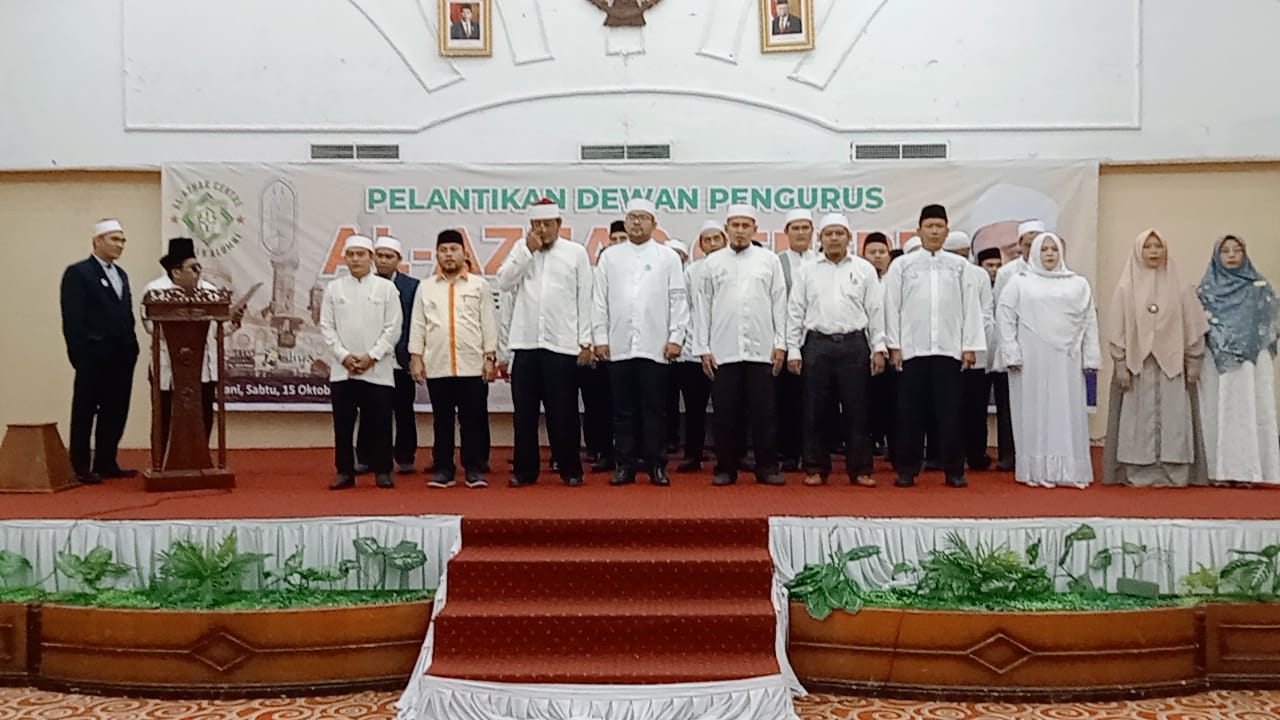 Dr.H.M.Zurhirsyan,LC.MA Menjadi Ketum Dewan Pengurus Al- Azhar Centre Priode Ke V Masa Bakti 2022- 2025