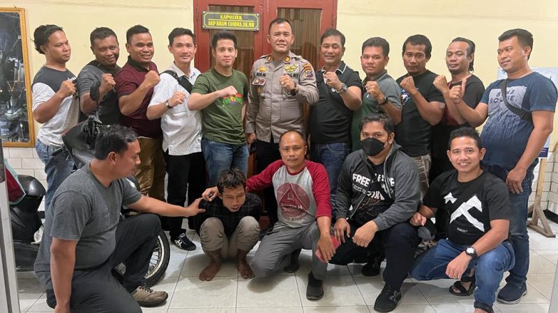 Pelaku Pembunuhan IRT dan Anaknya Diringkus Satreskrim Polres Langkat dan Polsek Pangkalan Brandan