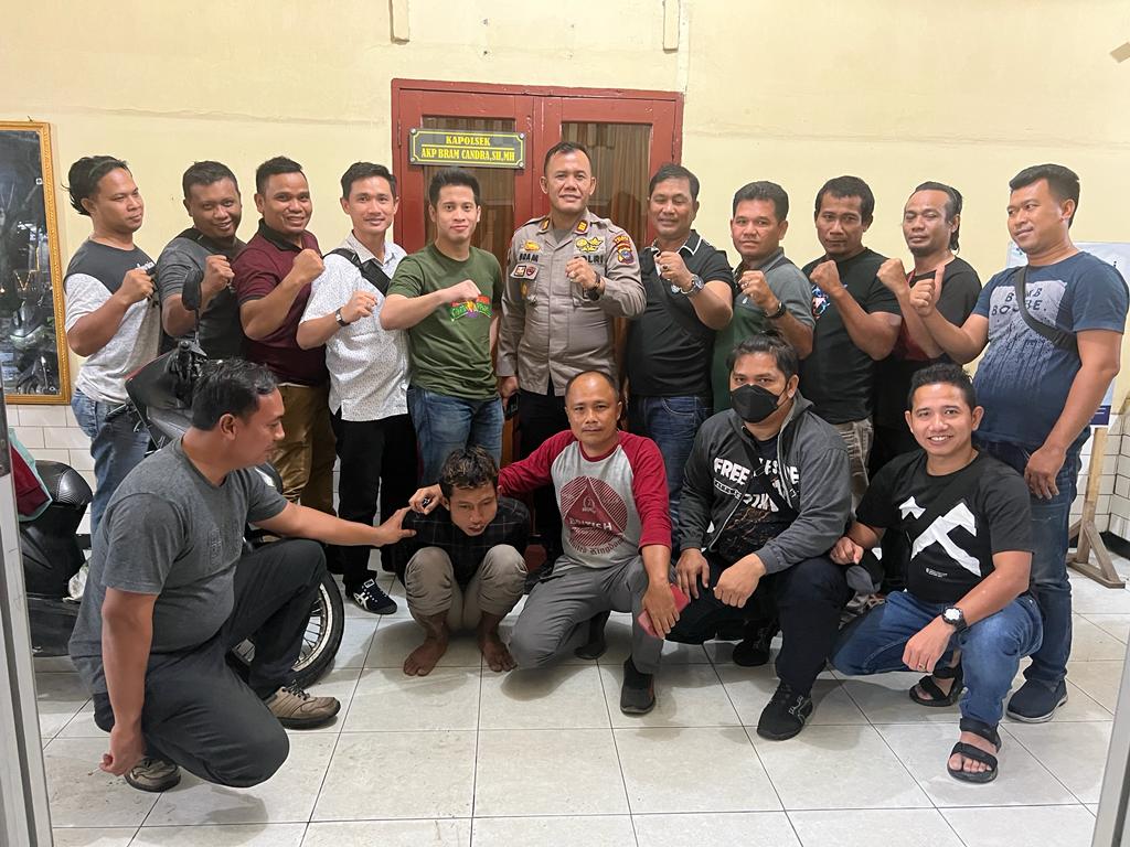 Pelaku Pembunuhan IRT dan Anaknya Diringkus Satreskrim Polres Langkat dan Polsek Pangkalan Brandan
