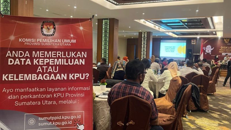 KPU Provinsi Sumut Berharap Media Tetap Berikan Edukasi Kepada Masyarakat