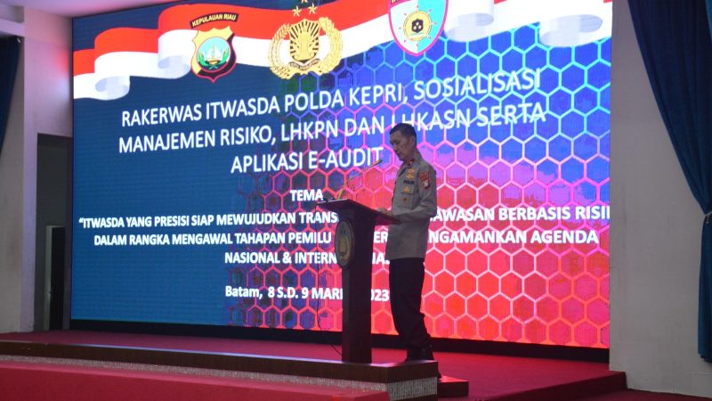 POLDA KEPRI LAKSANAKAN RAKERWAS ITWASDA T.A 2023