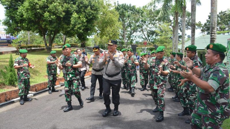 SILATURAHMI KAPOLDA KEPRI KE KOREM 033/WP DAN KODIM 0315/TANJUNGPINANG PROPINSI KEPRI