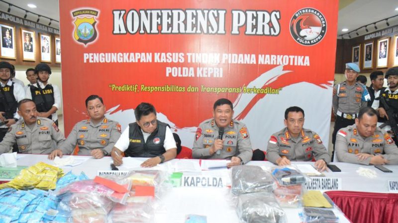 UNGKAP KASUS NARKOTIKA DI WILAYAH HUKUM POLDA KEPRI DAN POLRES/TA JAJARAN PERIODE JANUARI – MEI 2023