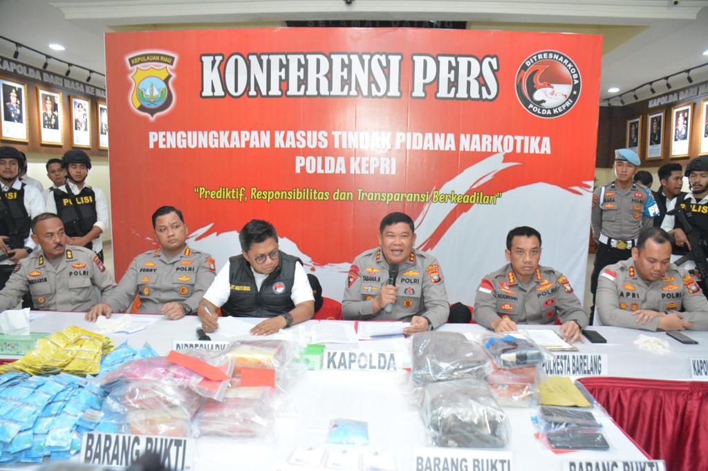 UNGKAP KASUS NARKOTIKA DI WILAYAH HUKUM POLDA KEPRI DAN POLRES/TA JAJARAN PERIODE JANUARI – MEI 2023
