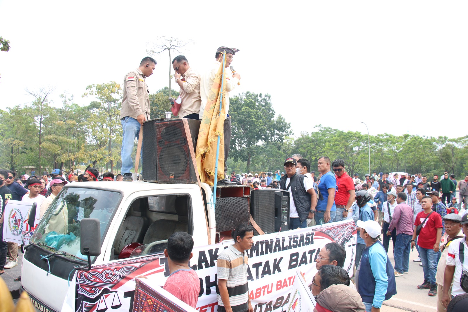 Kapolresta Barelang Menyayangkan Aksi Unjuk Rasa Massa dari IKABTU di Depan Mapolresta Barelang