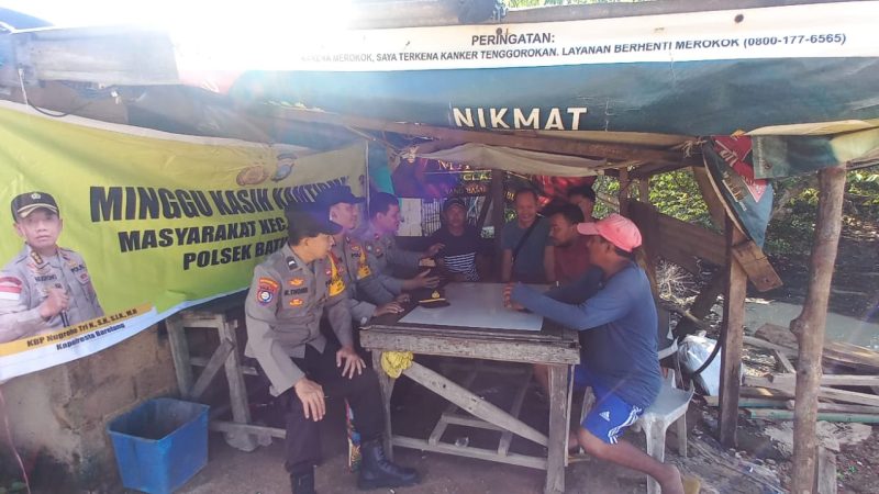 Kegiatan Minggu Kasih Kamtibmas Bersama Warga kelurahan Tanjung Sengkuang