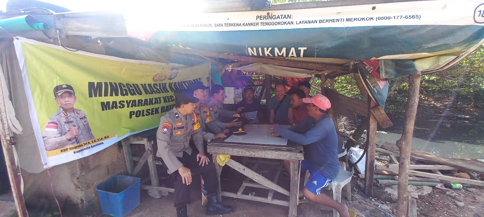 Kegiatan Minggu Kasih Kamtibmas Bersama Warga kelurahan Tanjung Sengkuang