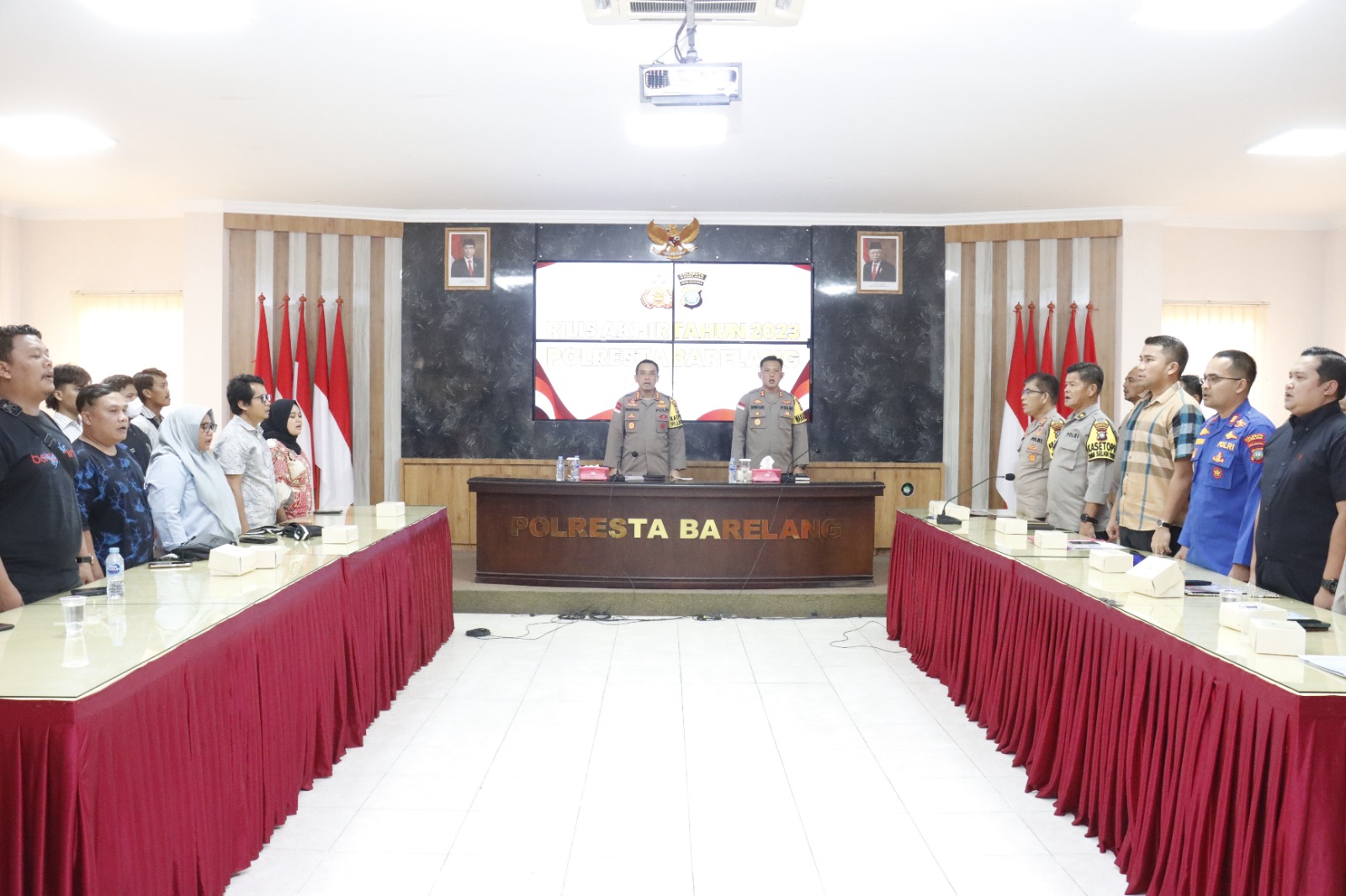 Polresta Barelang Gelar Rilis Akhir Tahun, Paparkan Capaian Kinerja 2023