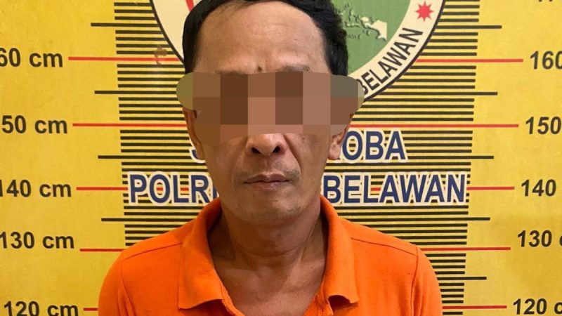 Polres Belawan Ringkus Bandar Narkoba di Kelurahan Rengas Pulau