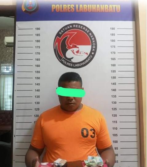 Sat Res Narkoba Polres Labuhan Batu Ringkus Pengedar Narkotoka di Desa Lingga Tiga