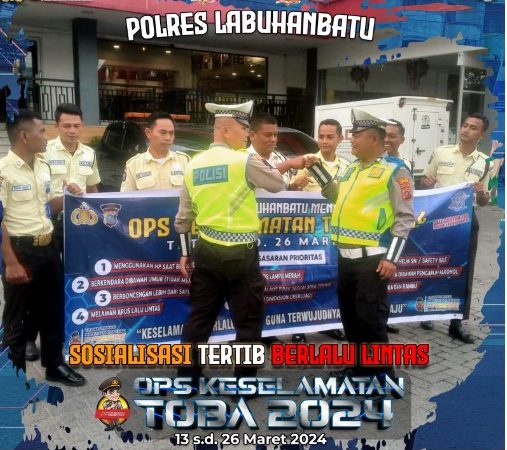 Unit Kamsel Polres Labuhan Batu Rutin Gelar Penyuluhan Ops Keselamatan Toba 2024