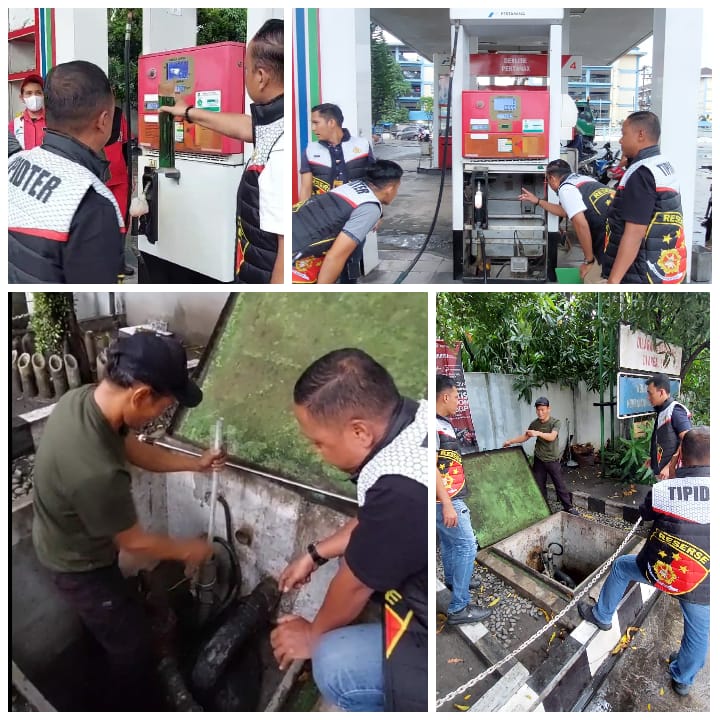 Polres Pelabuhan Belawan Lakukan Pengecekan ke Beberapa SPBU