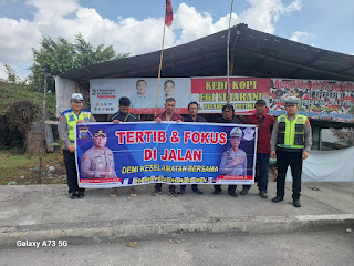 Sat Lantas Polres Pelabuhan Belawan Gelar Sosialisasi Tertib Berkendara