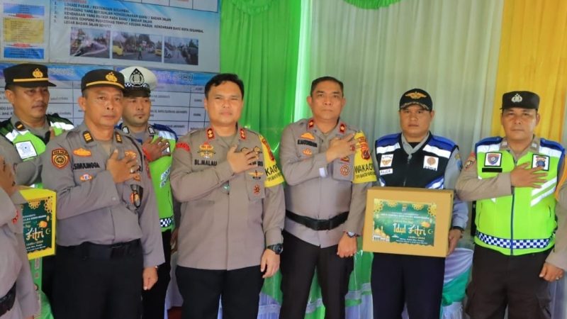 Kapolres Labuhan Batu Cek Pos Pam di Beberapa Titik Lokasi