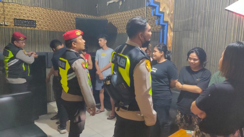 Kapolres Labuhan Batu Pimpin Razia Tempat Hiburan Malam, Sebanyak 81 Orang Diamankan