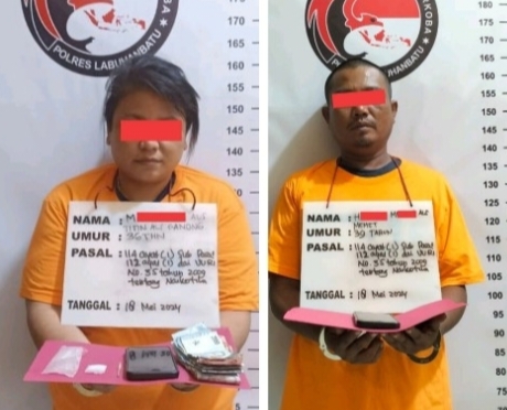 Polres Labuhan Batu Ringkus Pengedar Sabu di Desa Pangkal Lunang