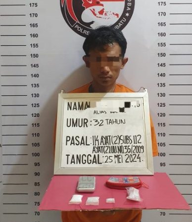 Polres Labuhanbatu Amankan Pengguna Sabu di Desa Bangun Sari