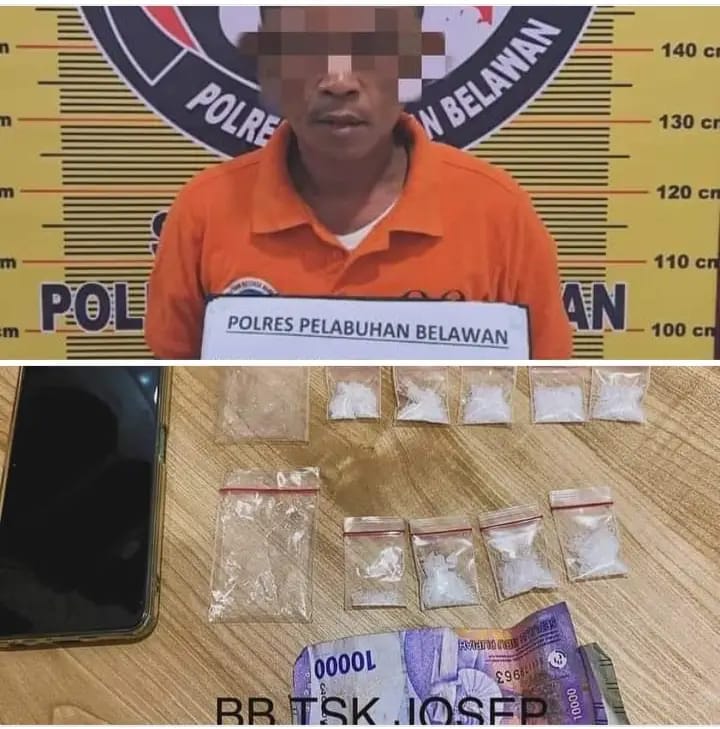 Polres Pelabuhan Belawan Ungkap Peredaran Narkoba di Lorong Aman