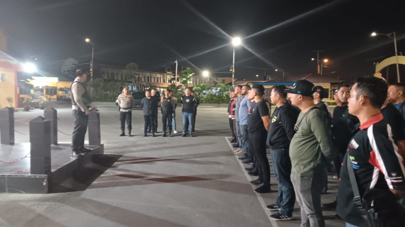 Kapolres Pelabuhan Belawan Pimpin Apel Penindakan Pelaku Tawuran, Genk Motor, dan Begal