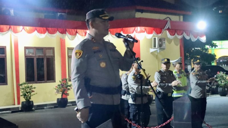 Polres Pelabuhan Belawan Gelar Apel Skala Besar untuk Pemberantasan Kejahatan Jalanan