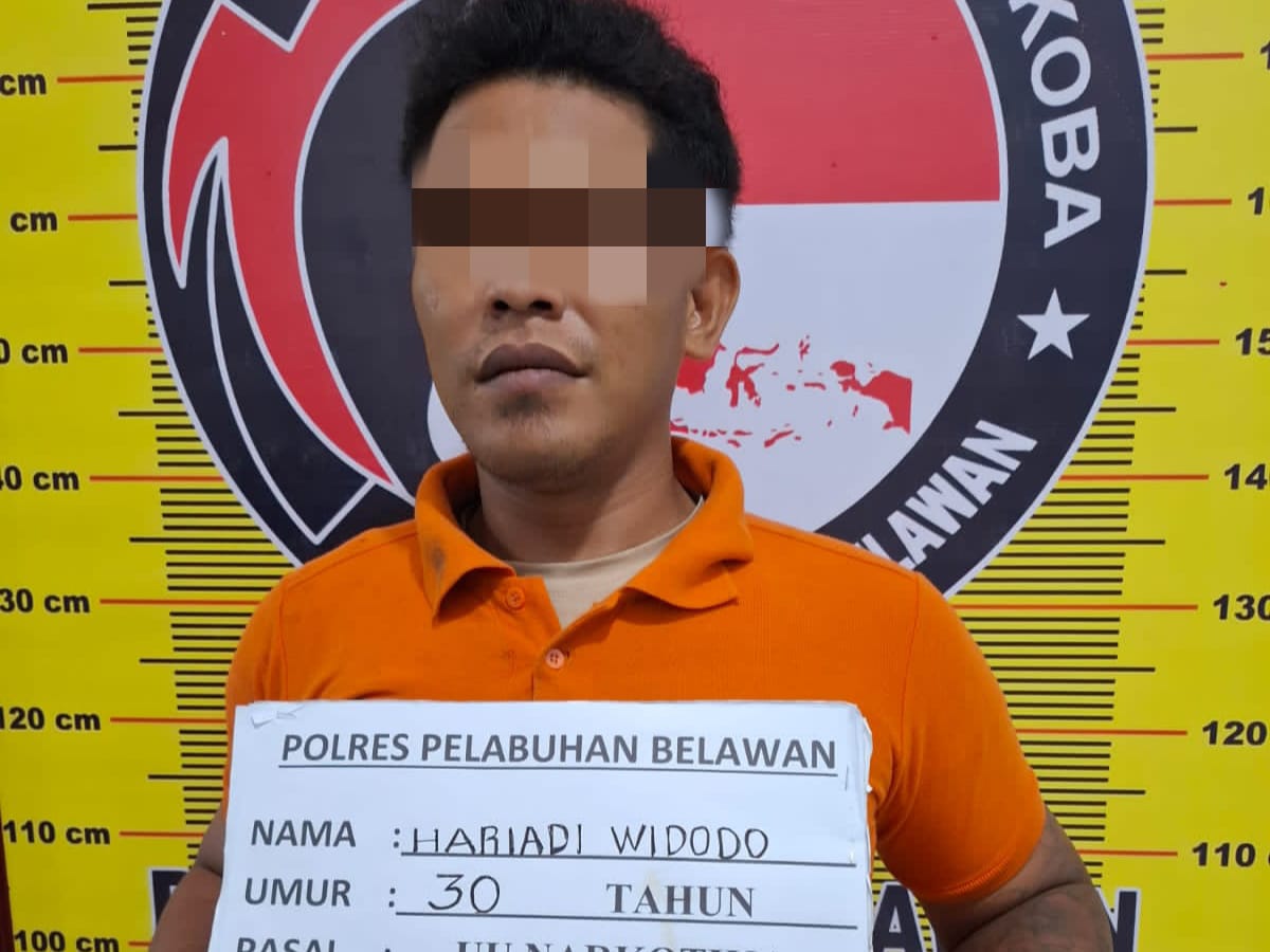 Sat Narkoba Polres Pelabuhan Belawan Tangkap Pengedar Narkoba di Jalan Kayu Putih