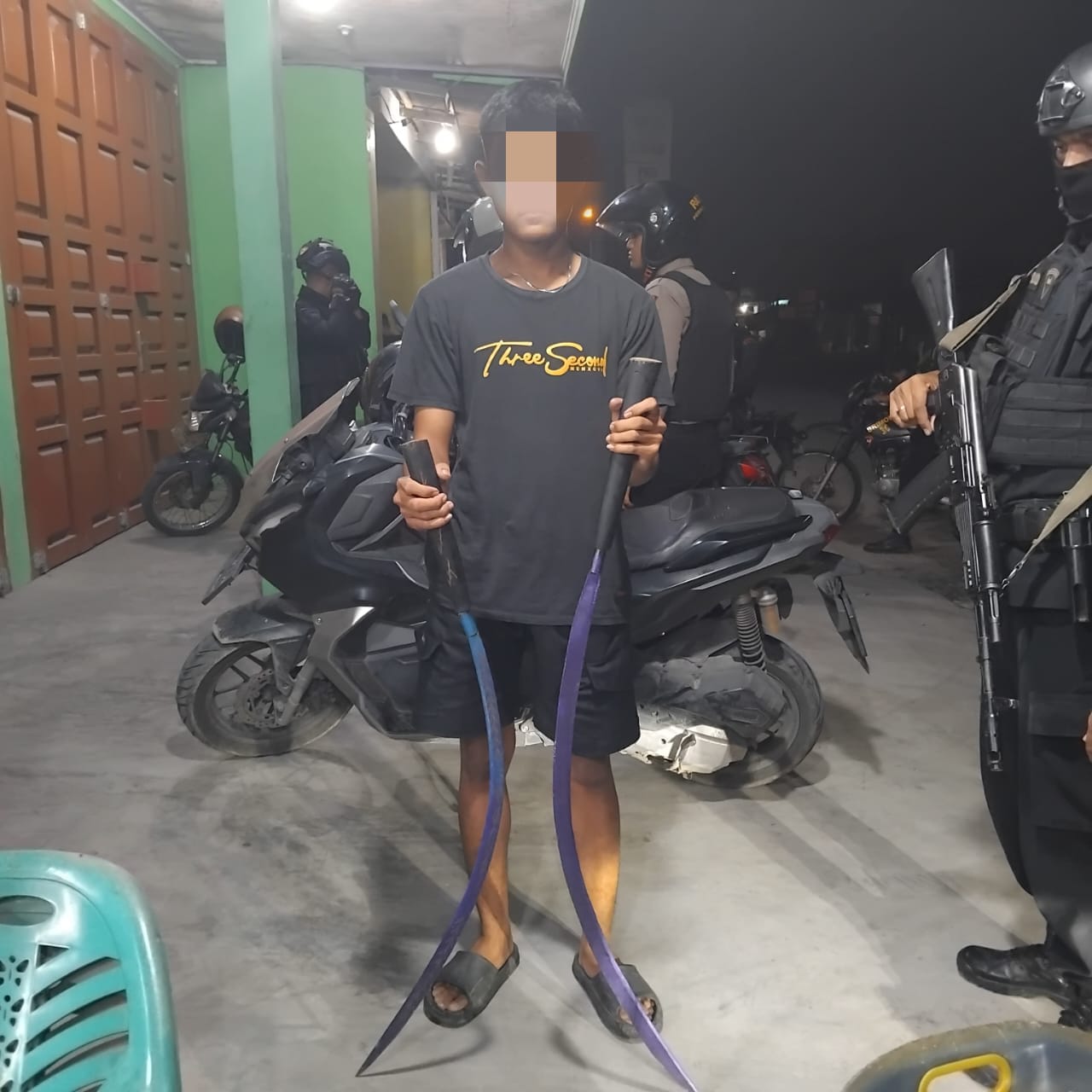 Antisipasi 3 C, Kapolres Pelabuhan Belawan Pimpin Patroli Gabungan