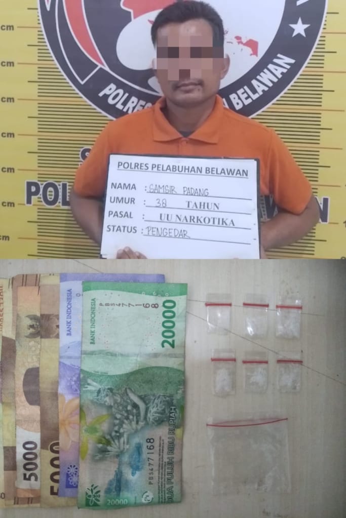 Polres Pelabuhan Belawan Tangkap Pengedar dan Pemake Narkoba