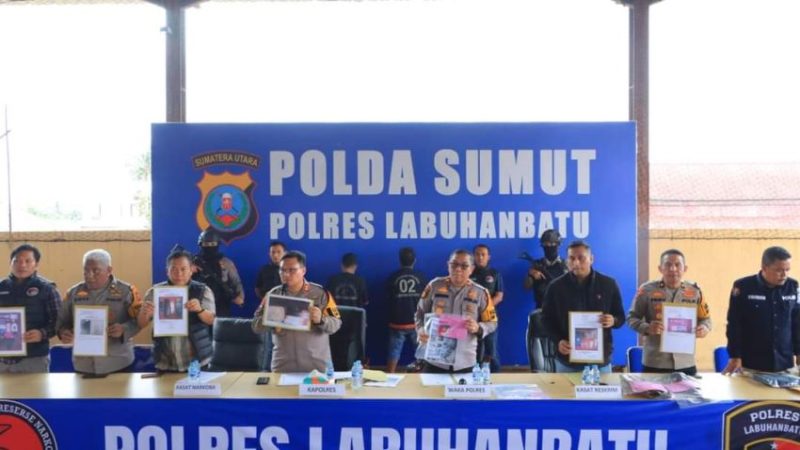 Polres Labuhan Batu Ungkap Kasus Terbakarnya Rumah Wartawan