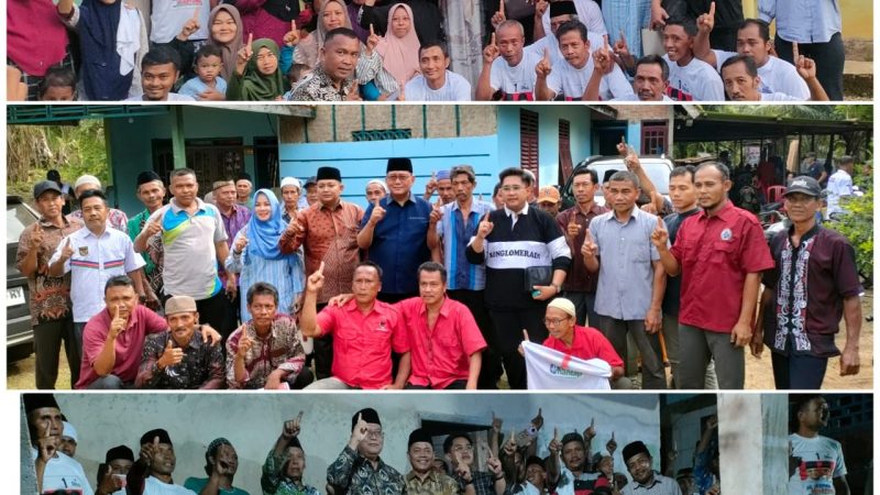 Warga Desa Suka Maju dan Suka Jaya ,Kompak Menangkan Cabup/Cawabup Nomor Urut 1 Pilkada Tebo