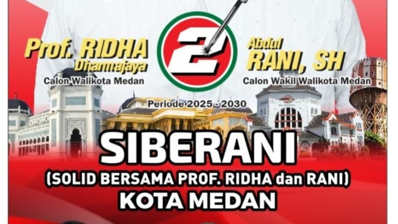 Wong Ucapkan Terimakasih Bagi Relawan Ikut Bergabung Dukung Paslon Nomor 2 Prof Ridha-Abd Rani