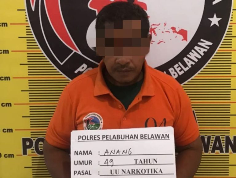 Polres Pelabuhan Belawan Tangkap Pengedar Sabu di Komplek Uka