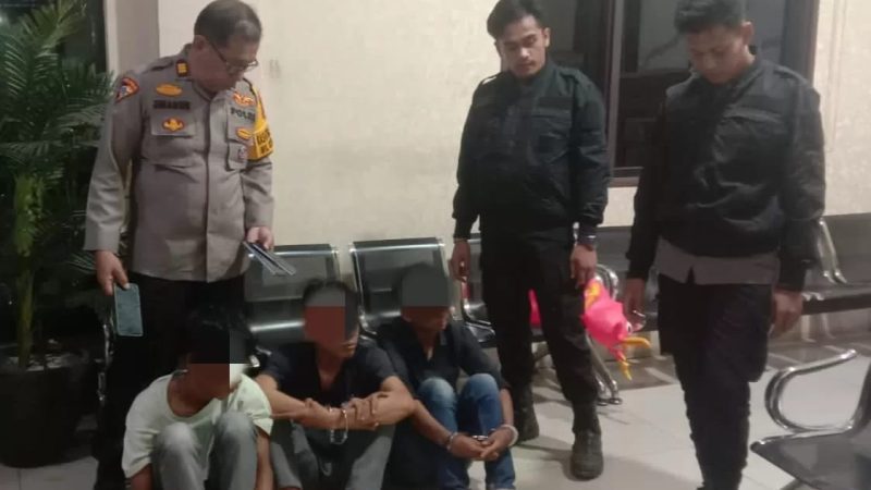 Terlibat Tawuran,Tiga Remaja Diamankan Polres Pelabuhan Belawan