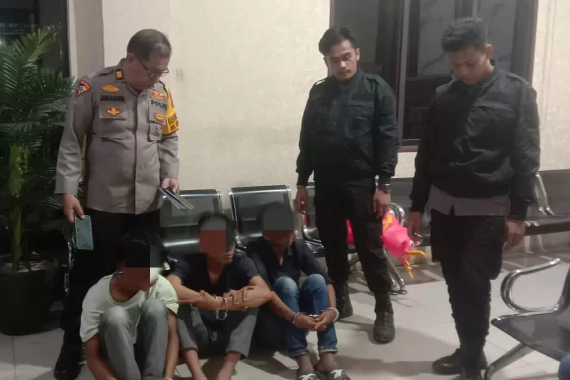 Terlibat Tawuran,Tiga Remaja Diamankan Polres Pelabuhan Belawan