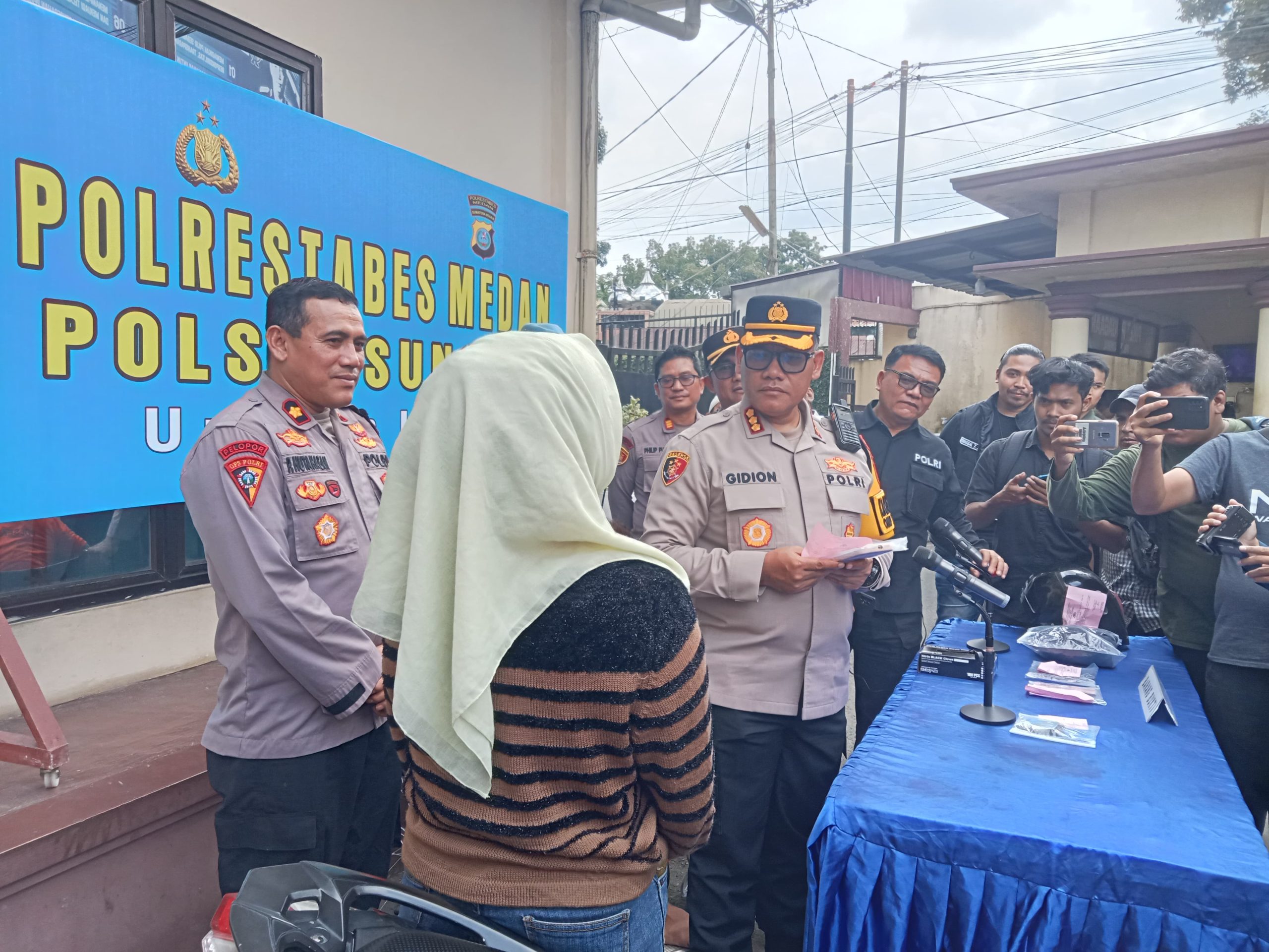 Tak Sampai 24 Jam, Jambret Gadis Cantik Diringkus Polsek Sunggal