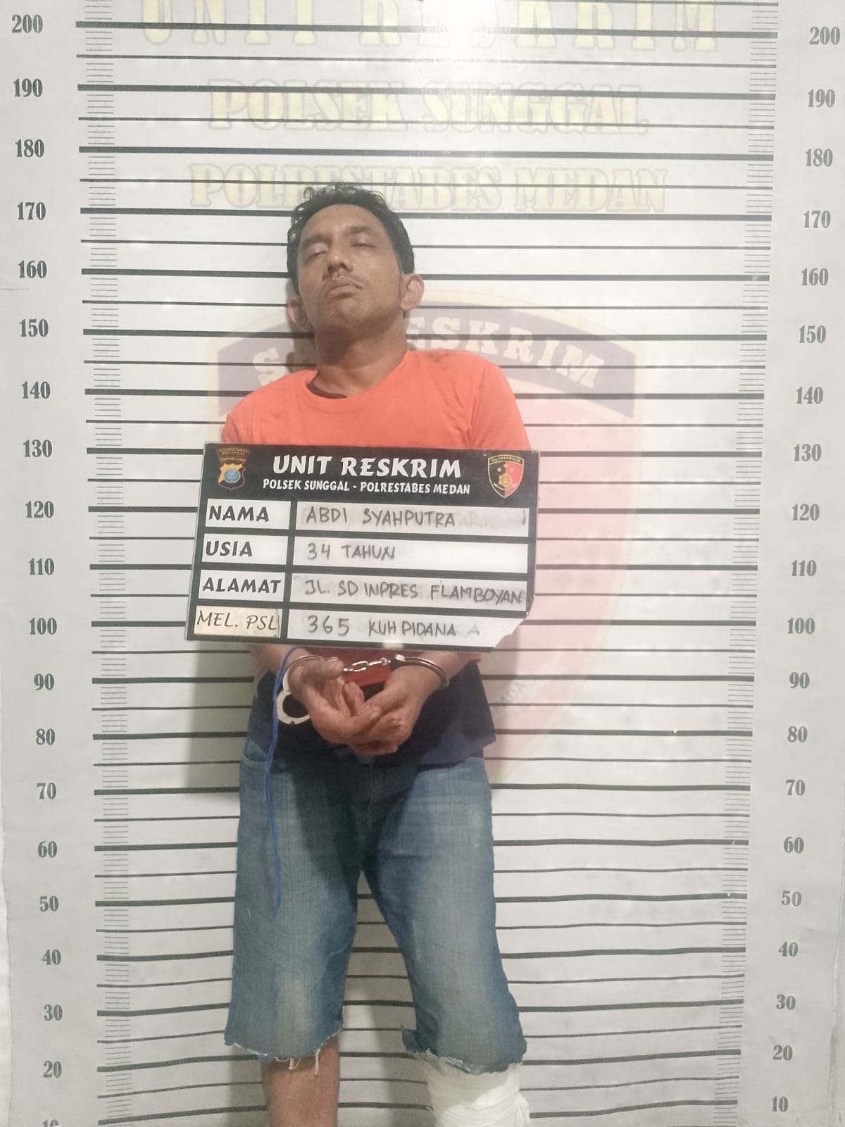 Pelaku Curat Berhasil Diamankan Polsek Sunggal