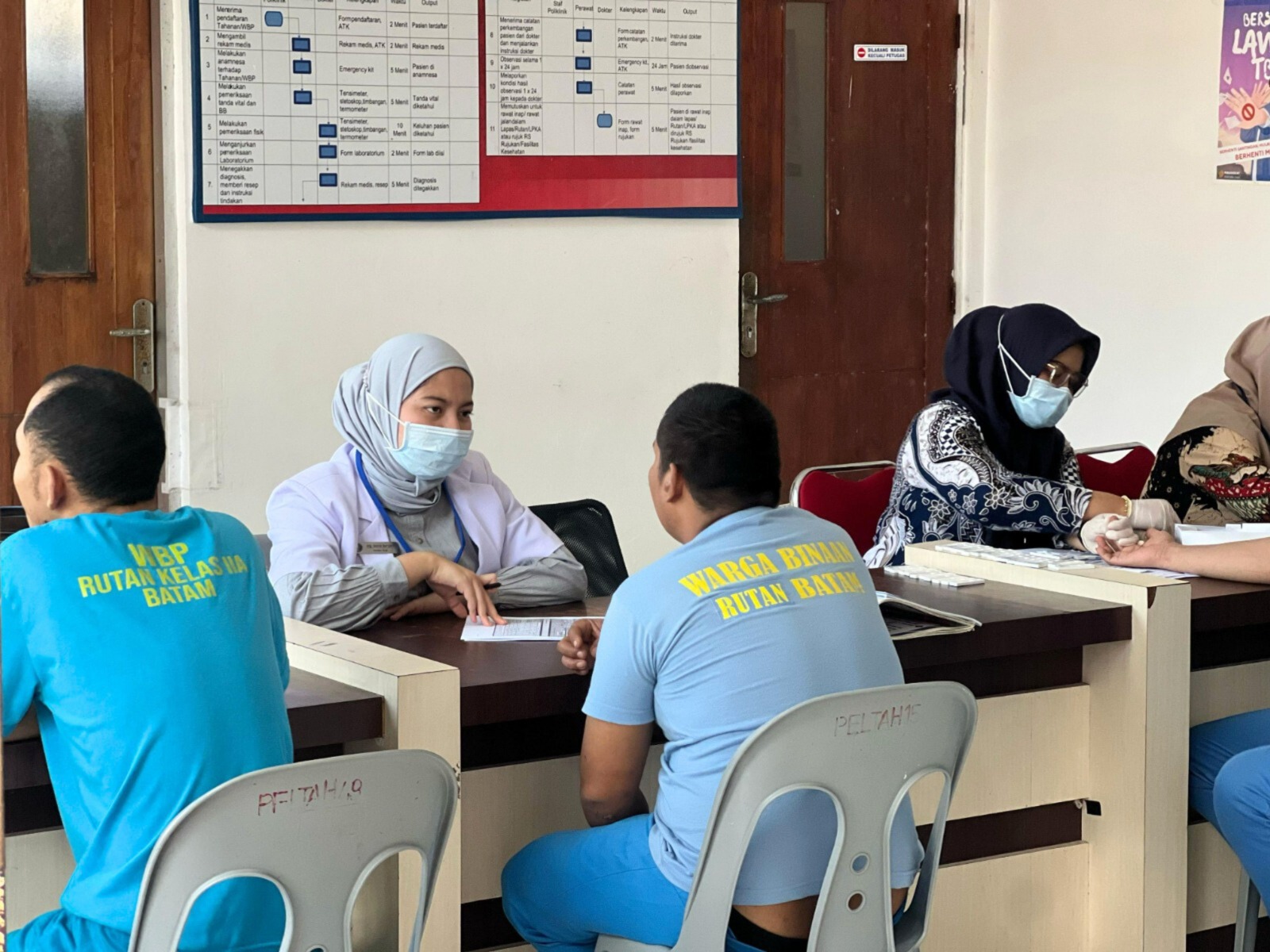 Rutan Batam Gelar Layanan Mobile VCT HIV dan Sifilis Bagi Warga Binaan.