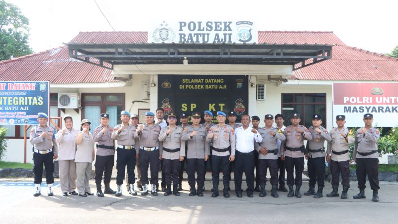 Sipropam Polresta Barelang Laksanakan Ops Gaktiplin dan Sosialisasi Kode Etik di Polsek Batu Aji